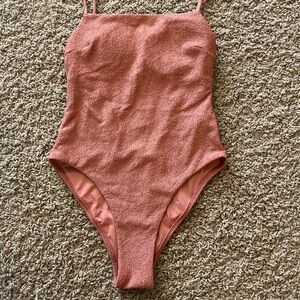 Women's Textured One Piece Swimsuit